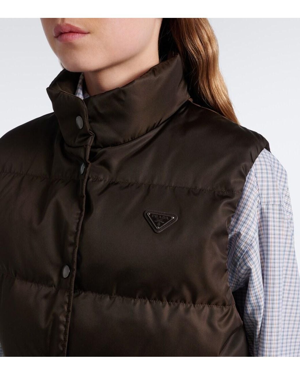 Prada Black Re-Nylon Down Vest