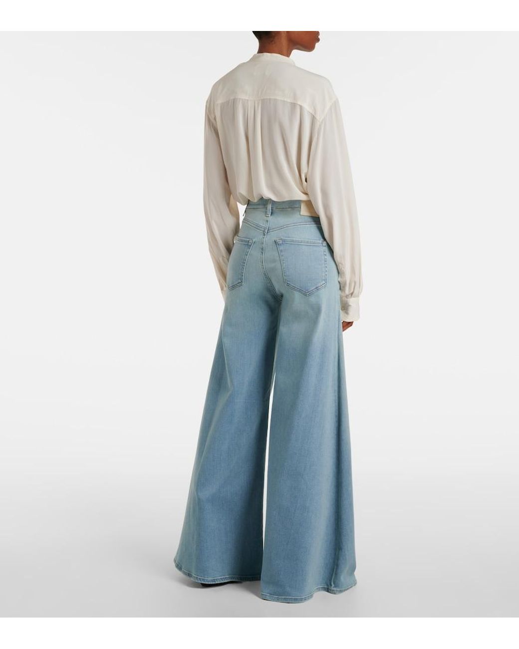 Citizens of Humanity Blue Amari High-Rise Wide-Leg Jeans