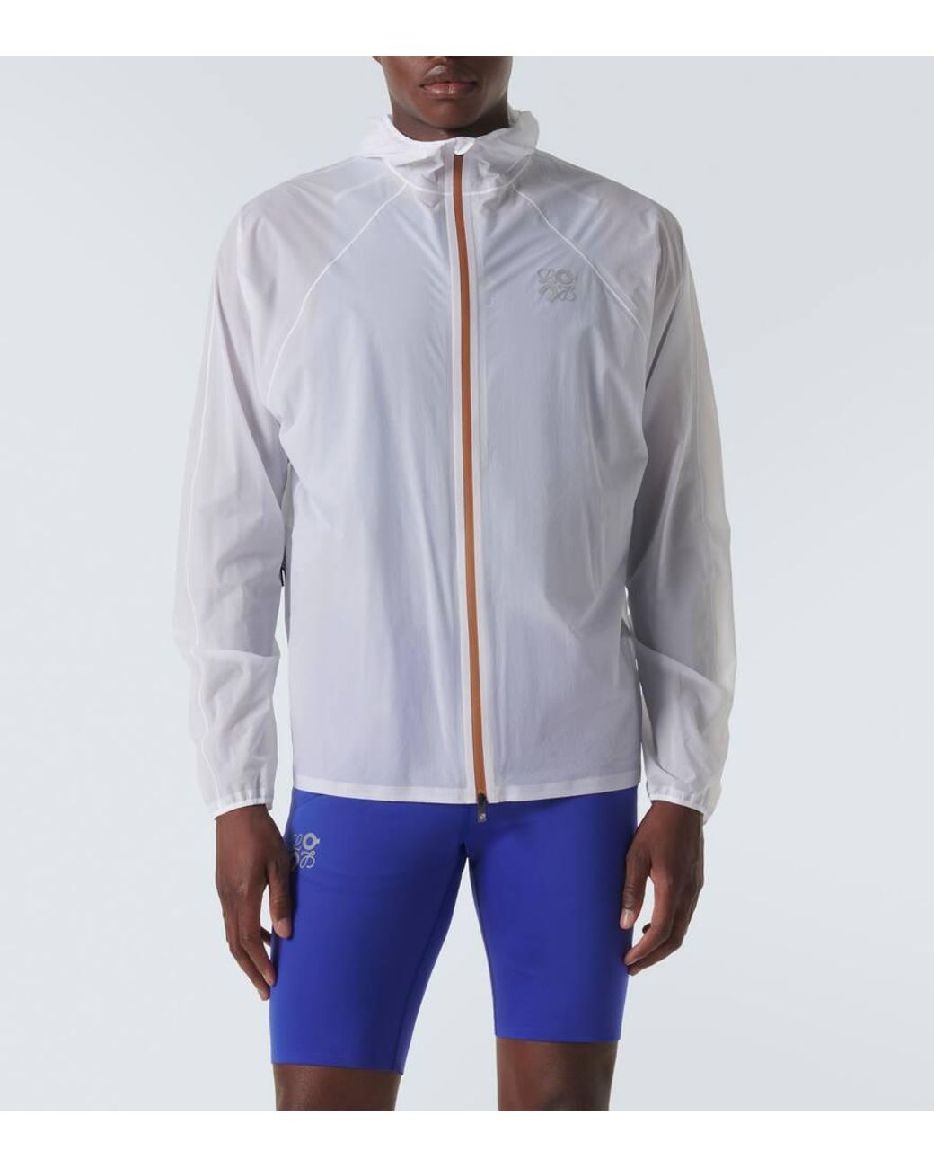 Loewe X On Ultra Logo Technical Jacket in White for Men | Lyst