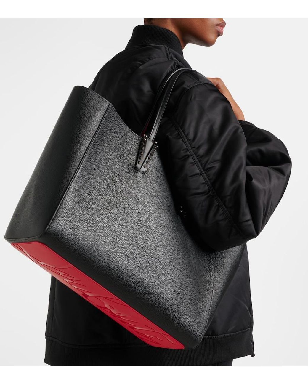 Christian Louboutin Black Large Cabata Tote Handbag