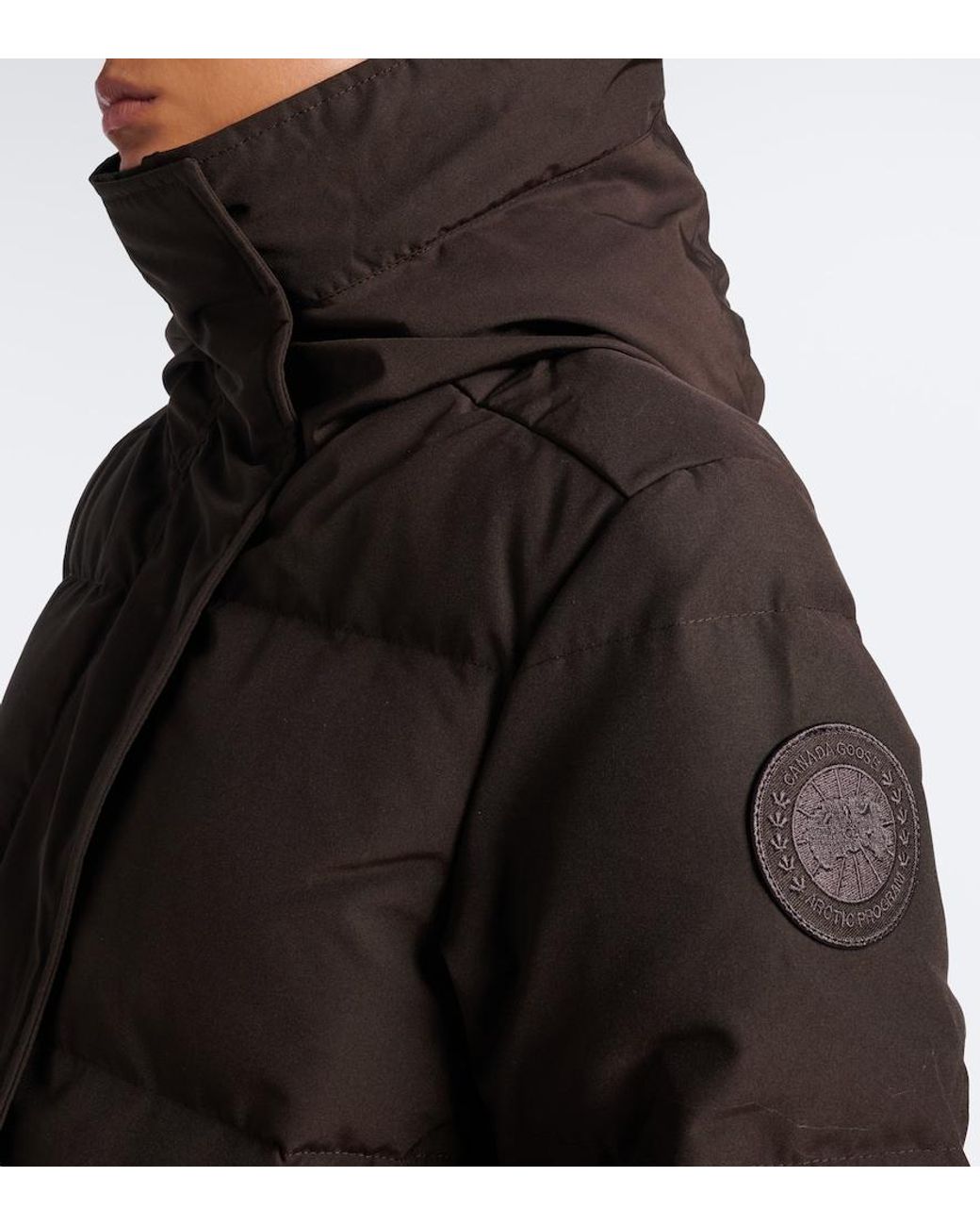 Canada Goose Black Louise Hooded Down Coat