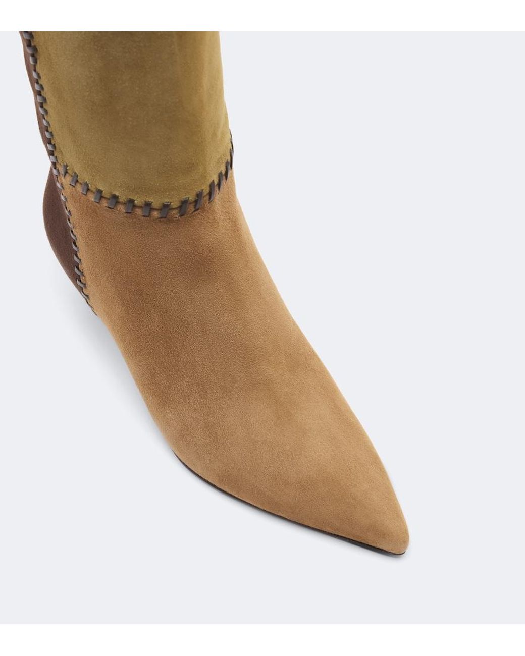 Veronica Beard Brown Lisa Suede Knee-High Boots