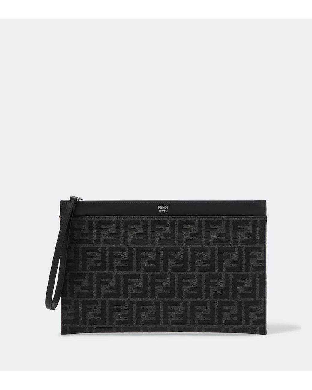 Fendi Etui Ff Zucca Medium in Black für Herren