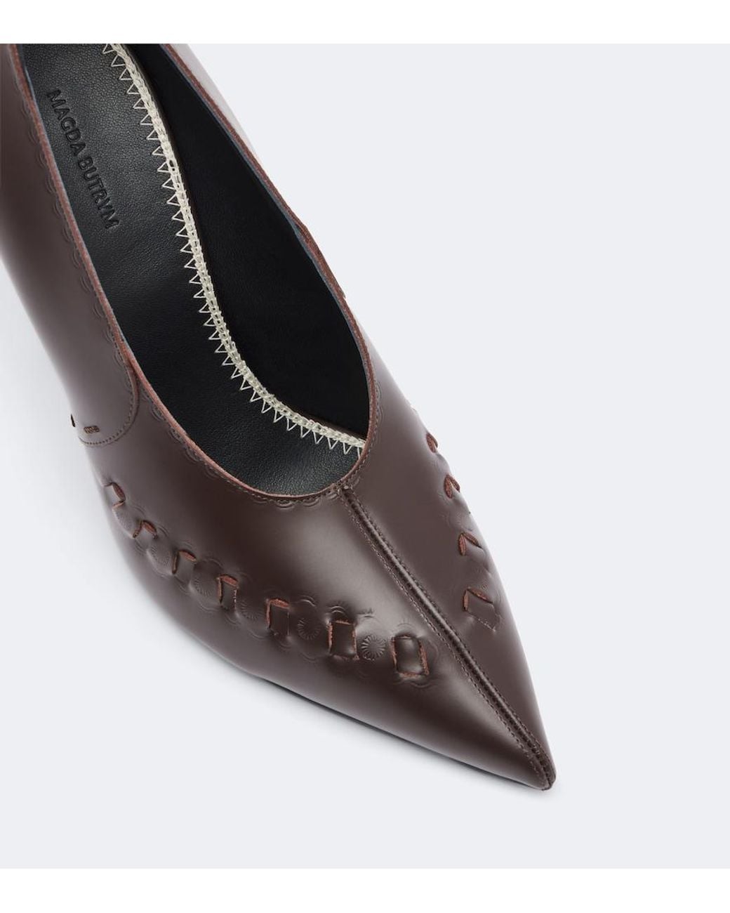 Magda Butrym Brown Zakopane Leather Pumps
