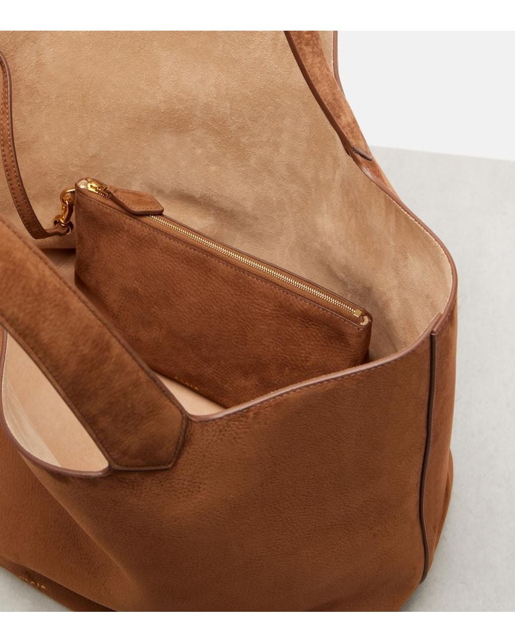 Borsa Le Cabas di Alaïa in Brown