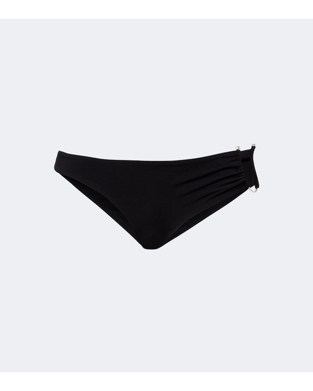 Christopher Esber Black Gathered Bikini Bottoms