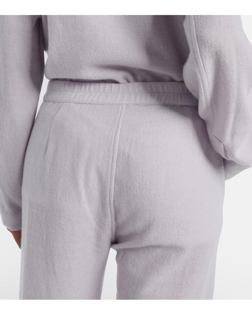 God's True Cashmere Purple Affirmations Cashmere Pajama Pants With Moonstone