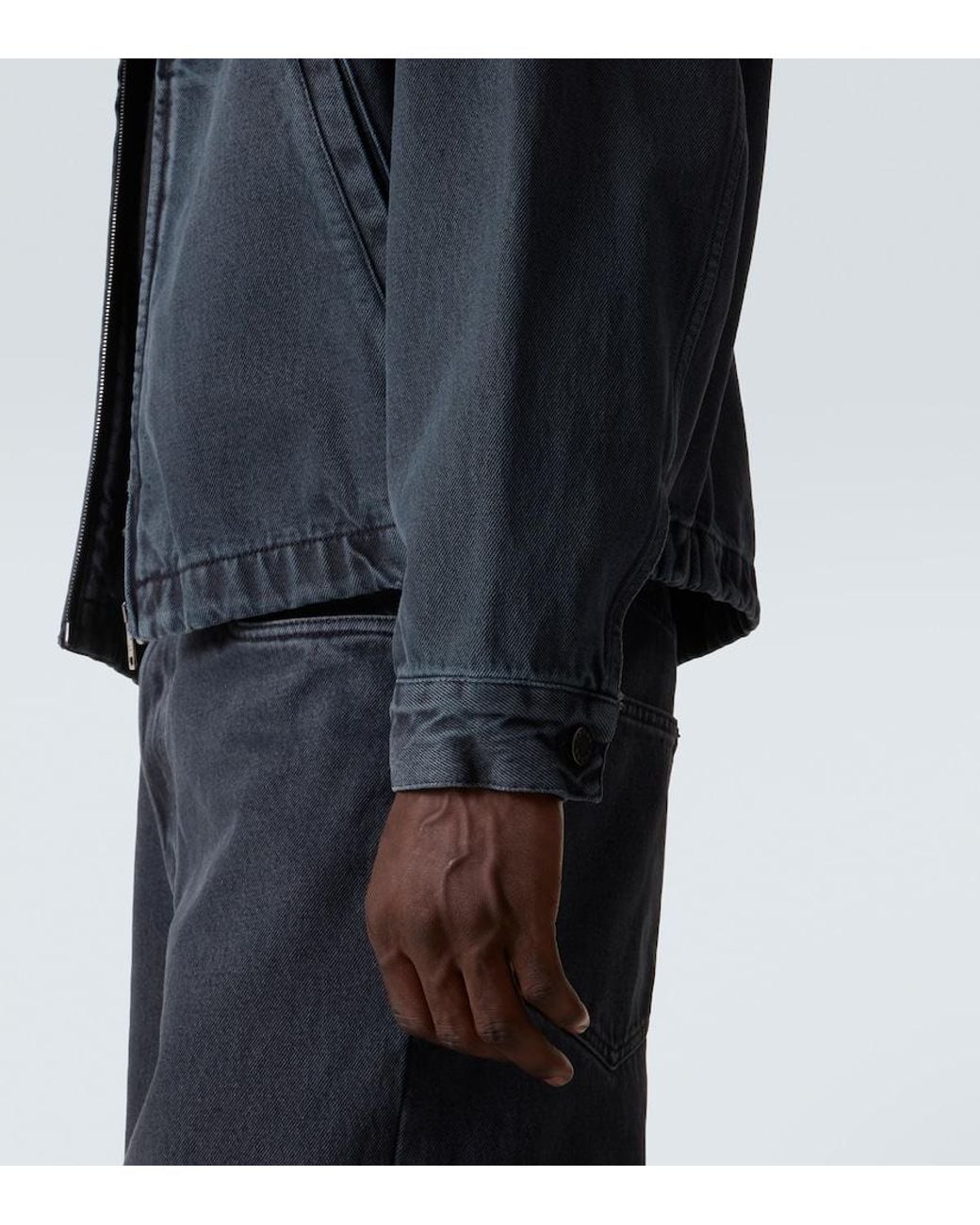 Chaqueta De Denim Prada de hombre de color Blue
