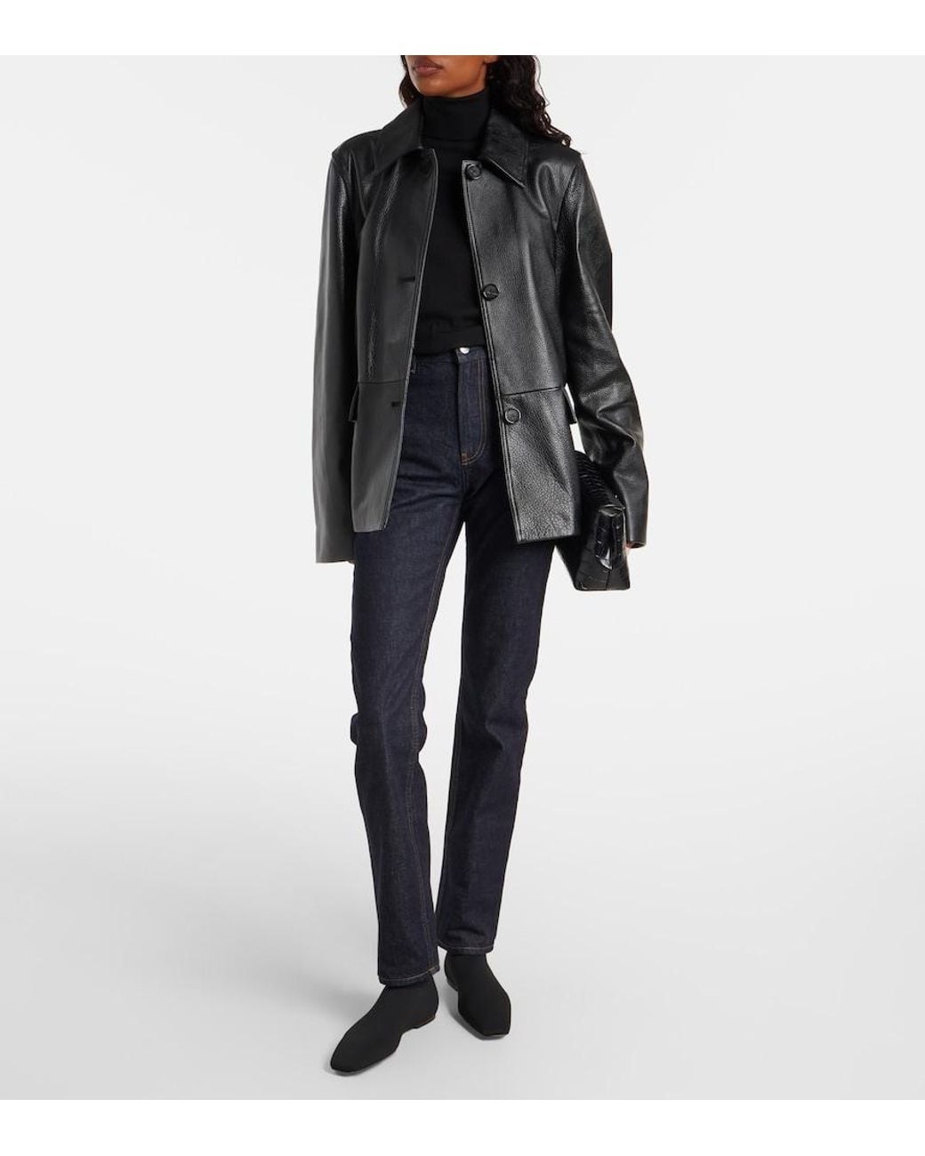 Totême Blue High-Rise Slim Jeans