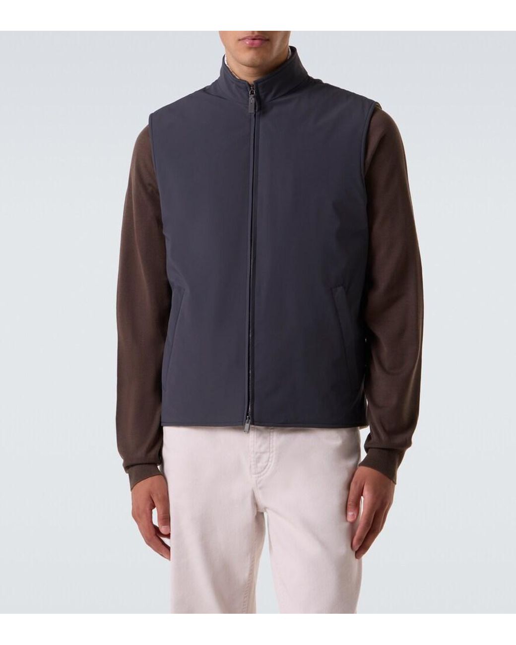 Tod's Blue Technical Vest for men