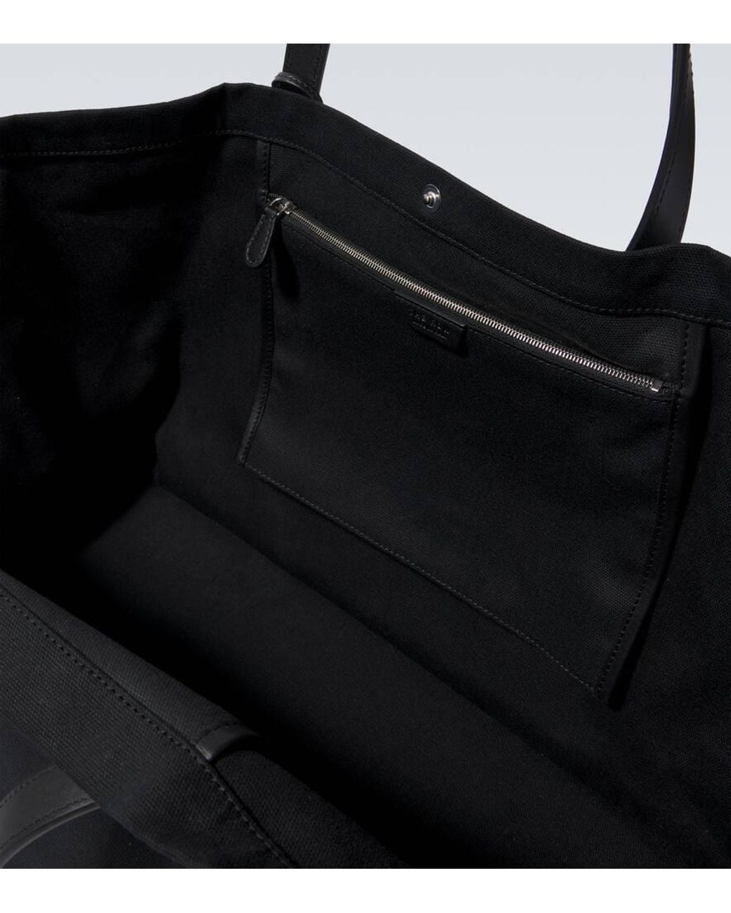 The Row Tote Bag Idaho Xl Aus Canvas Mit Leder in Black für Herren