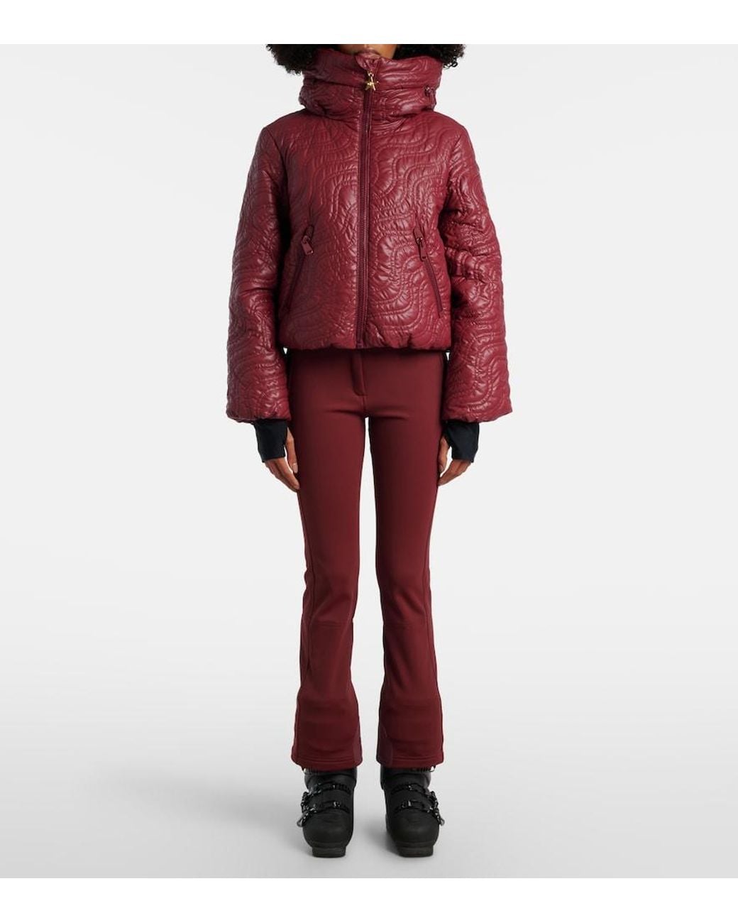 Goldbergh Red Solaria Quilted Down Ski Jacket