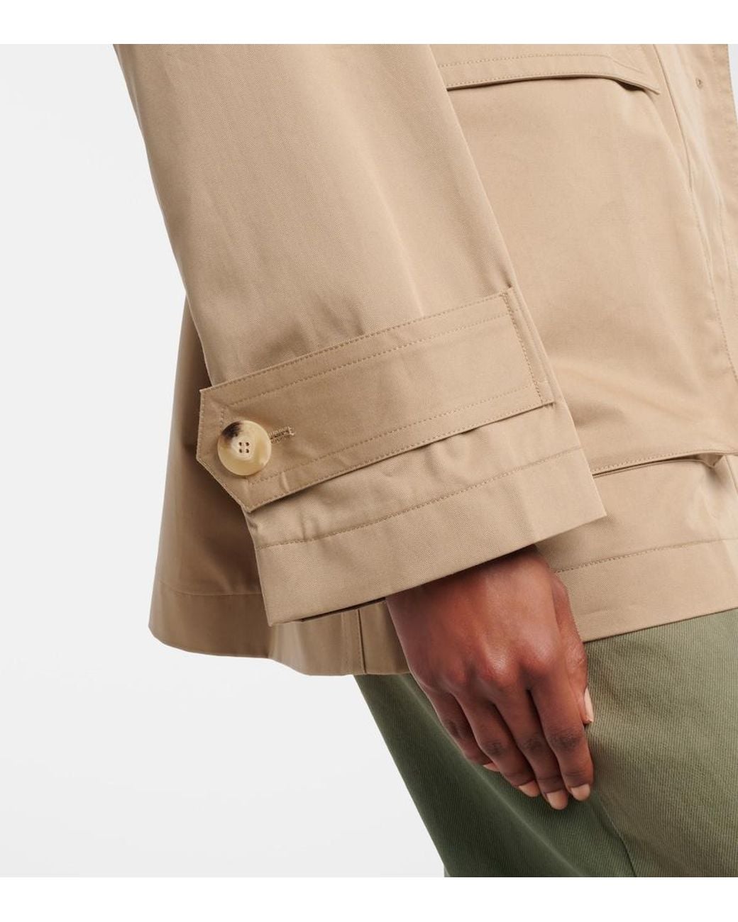 Joseph Natural Shama Cotton Trench Coat