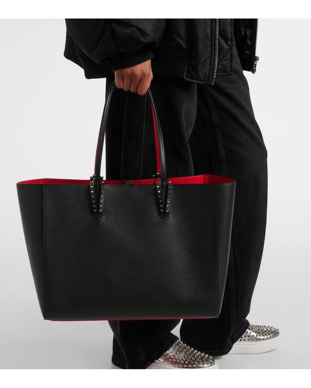 Christian Louboutin Black Large Cabata Tote Handbag