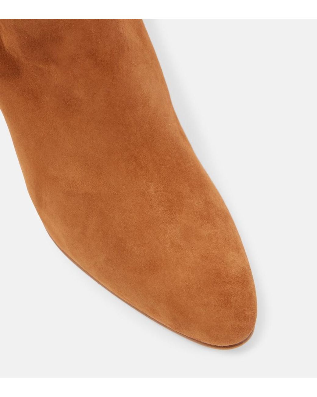 Manolo Blahnik Brown Pitana Suede Knee-High Boots