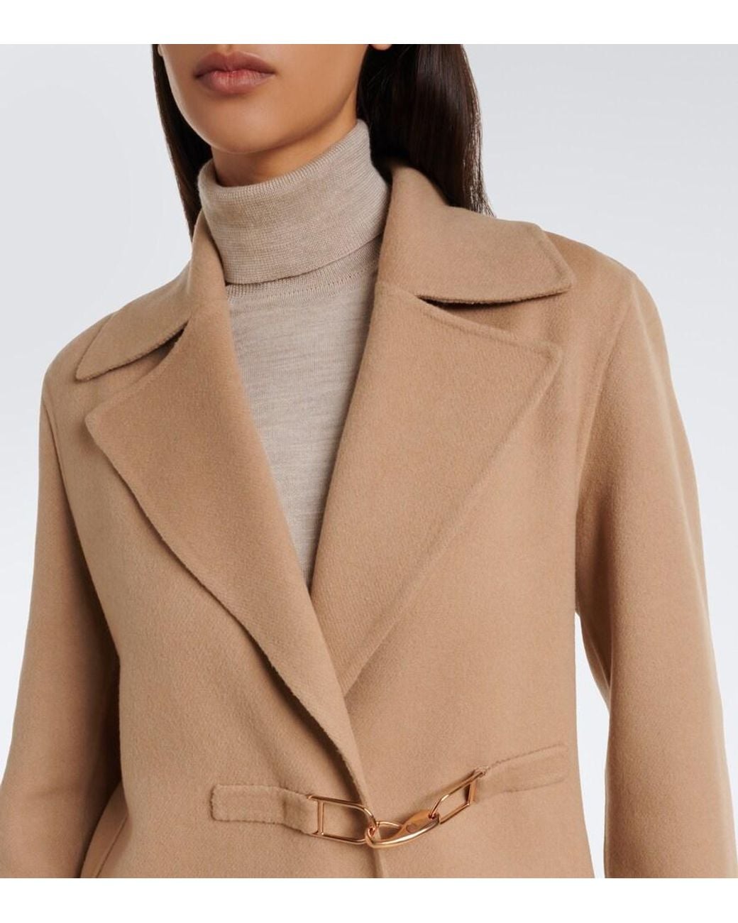 Gabriela Hearst Natural Dee Cashmere Coat