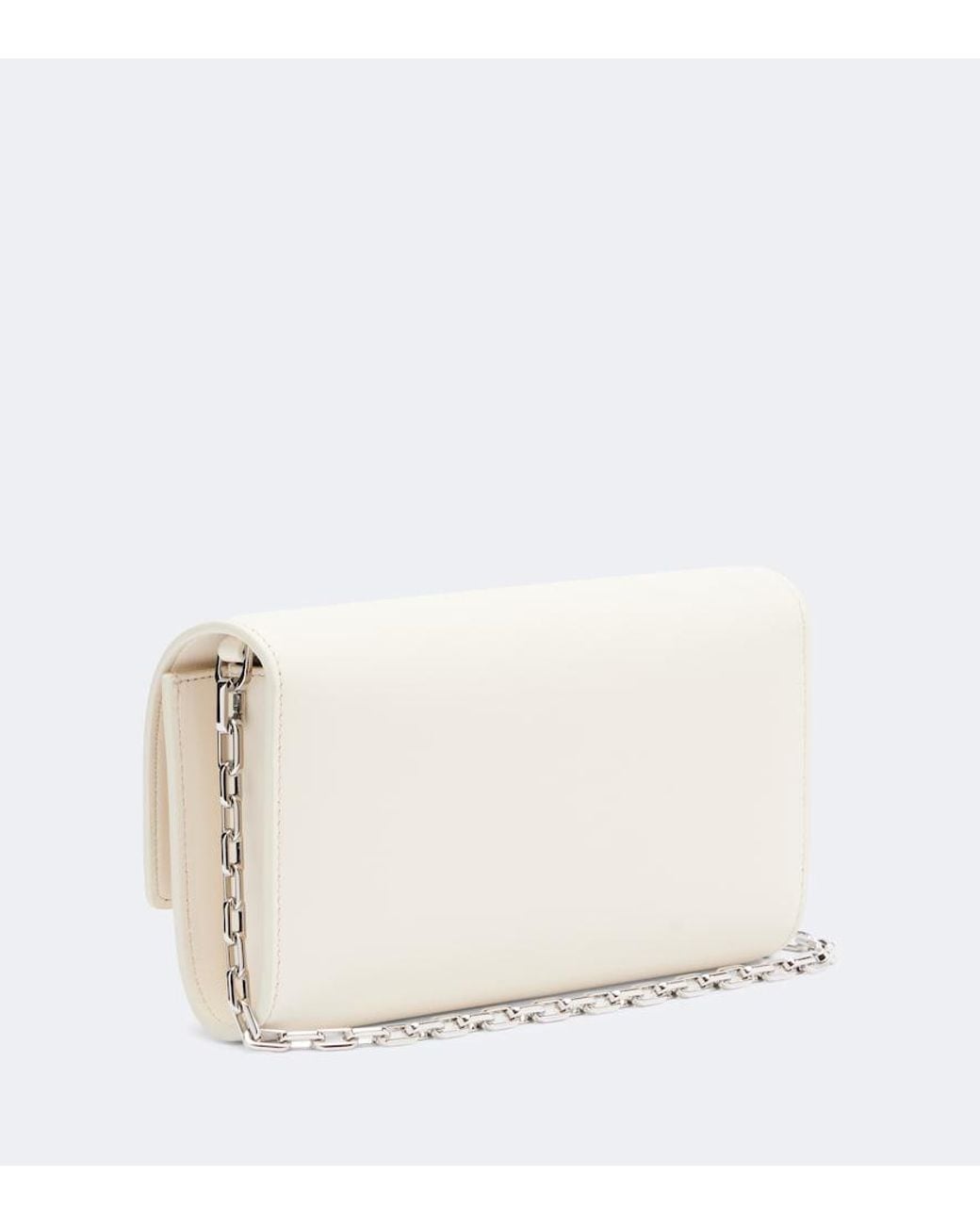 Christian Louboutin Natural Bettina Leather Clutch