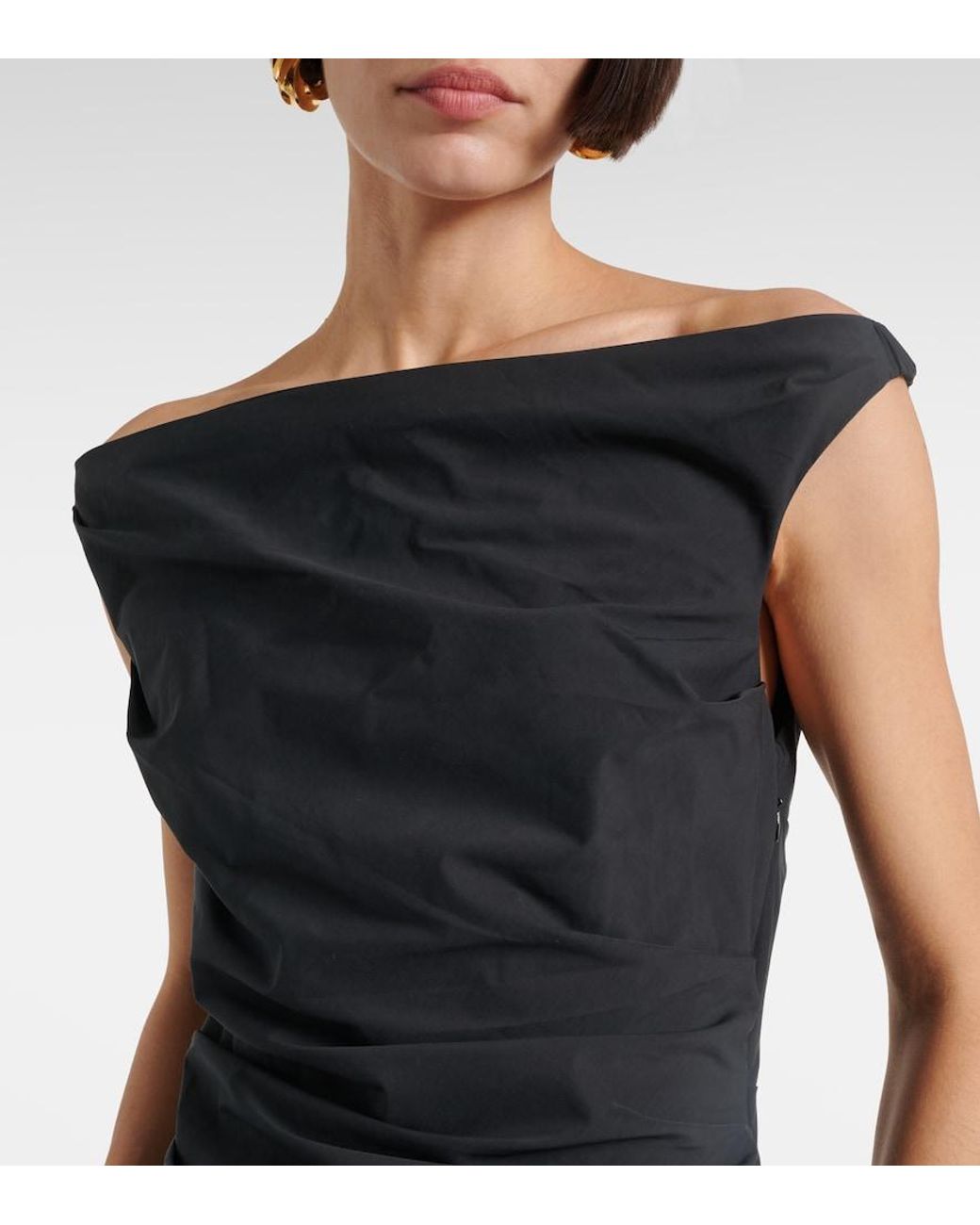 Jonathan Simkhai White Cersei' And Off-Shoulder Midi Dress