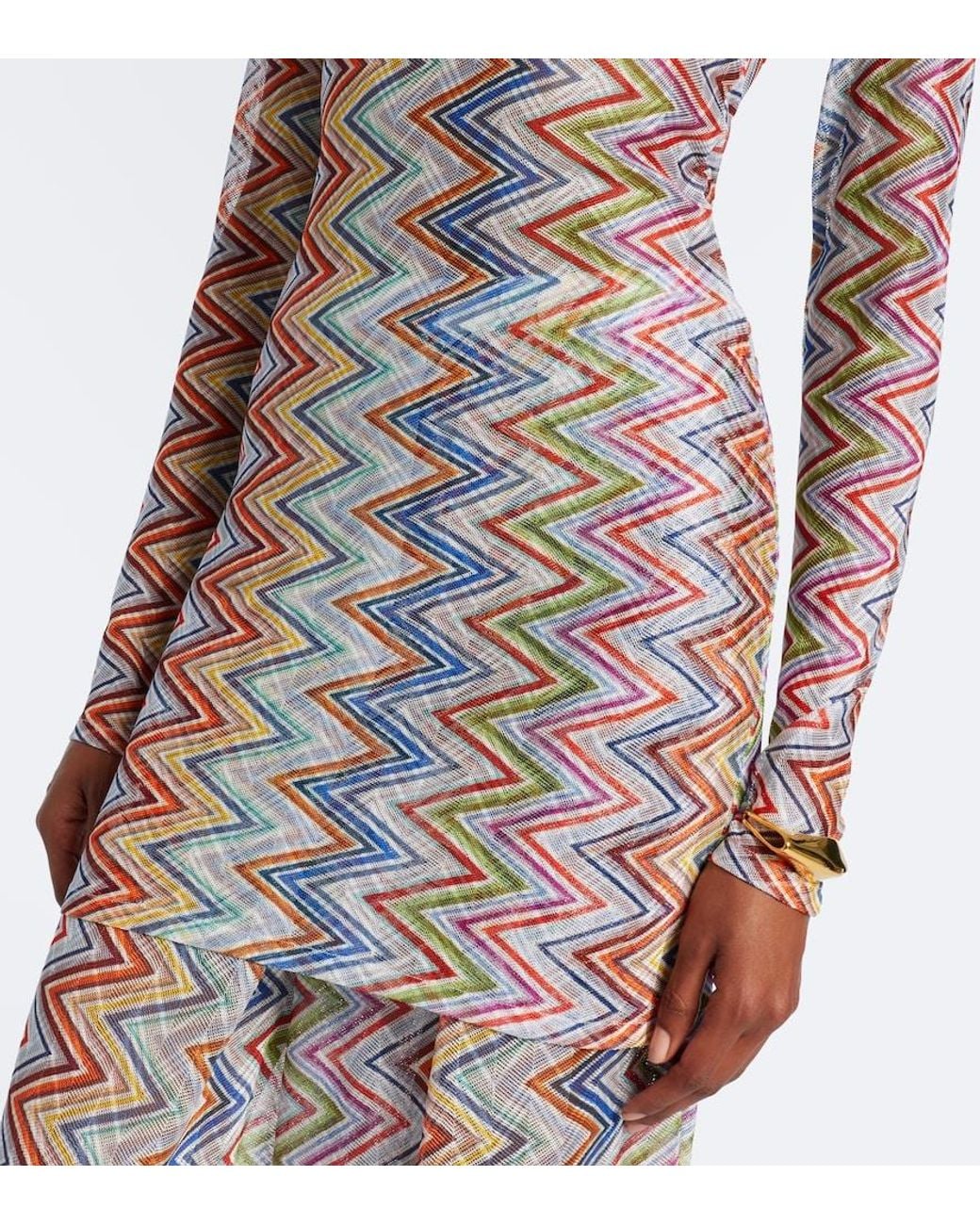 Missoni Multicolor Zigzag Minidress