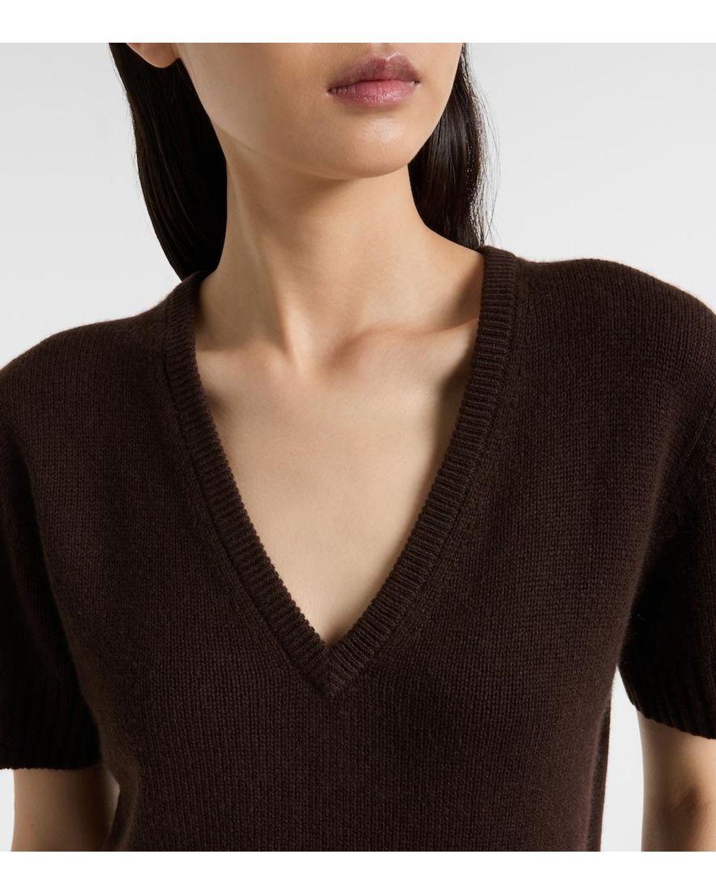 Jardin Des Orangers Brown Cashmere Sweater