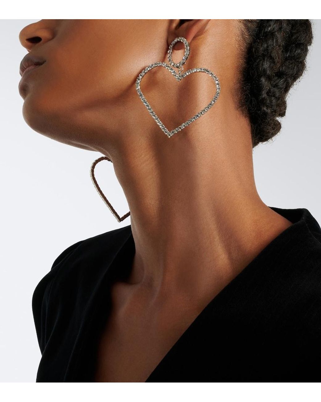 Isabel Marant Metallic Crystal-Embellished Earrings