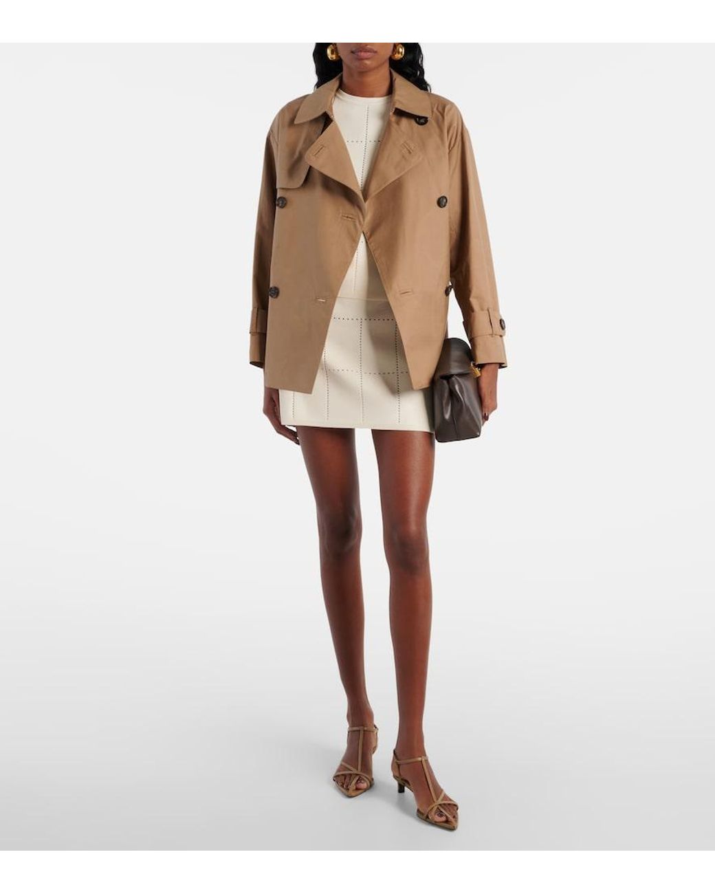 Max Mara White Simone Miniskirt