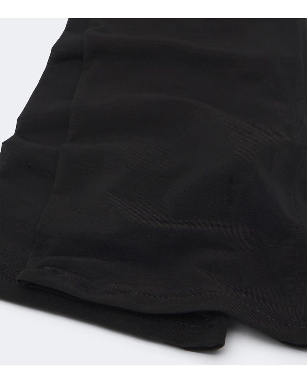 Magda Butrym Black Jersey Gloves