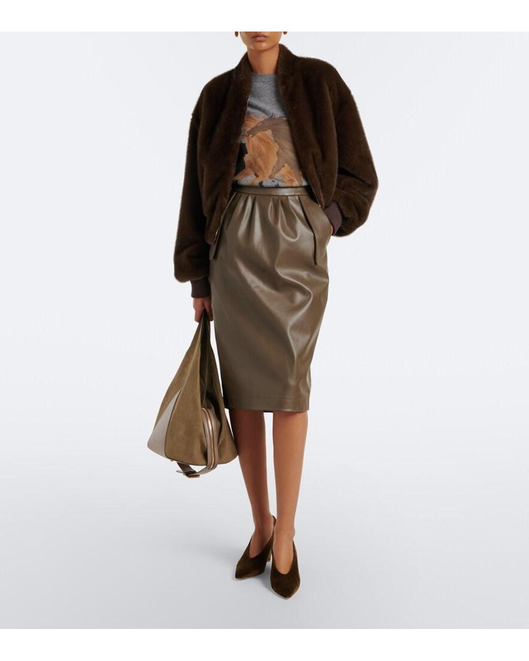 Stella McCartney Black Zip-Up Bomber Jacket