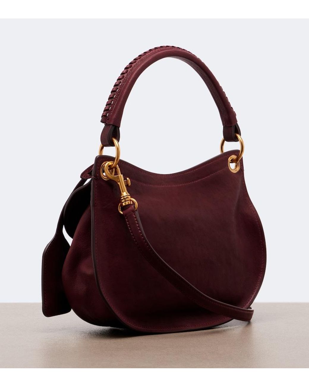 Miu Miu Red Rendez-Vous Leather Shoulder Bag