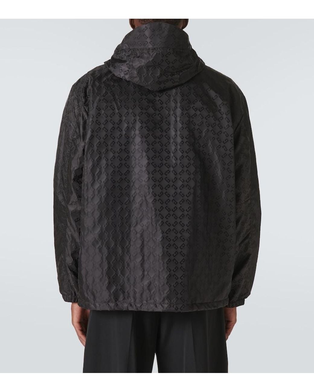 Chaqueta Con Capucha Monogram 72 Givenchy de hombre de color Black