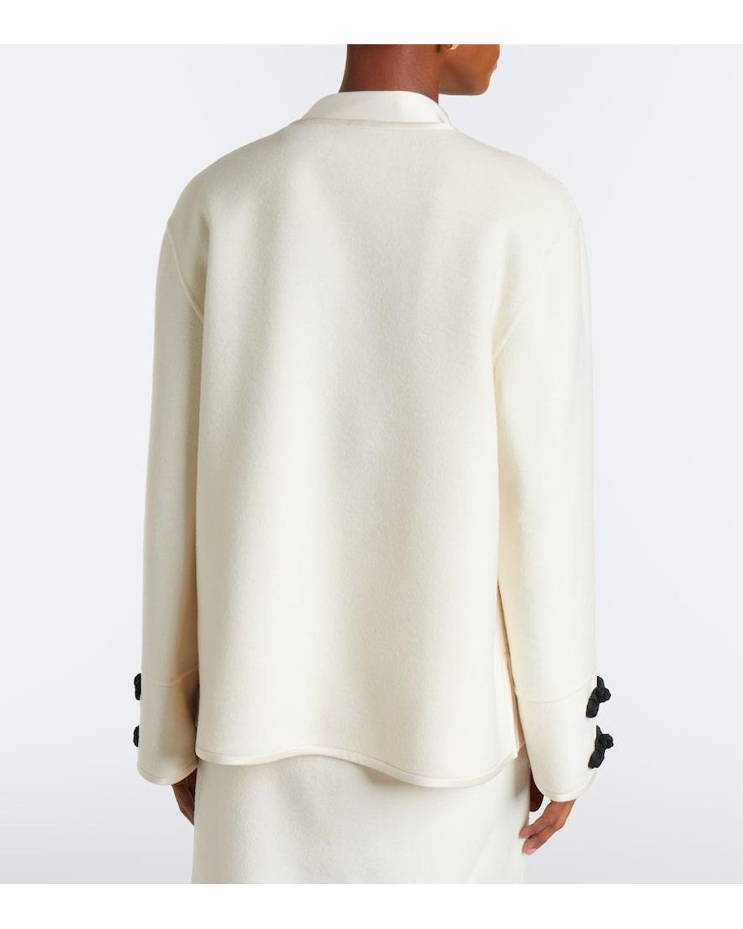 Rohe Natural Wool And Cashmere Jacket