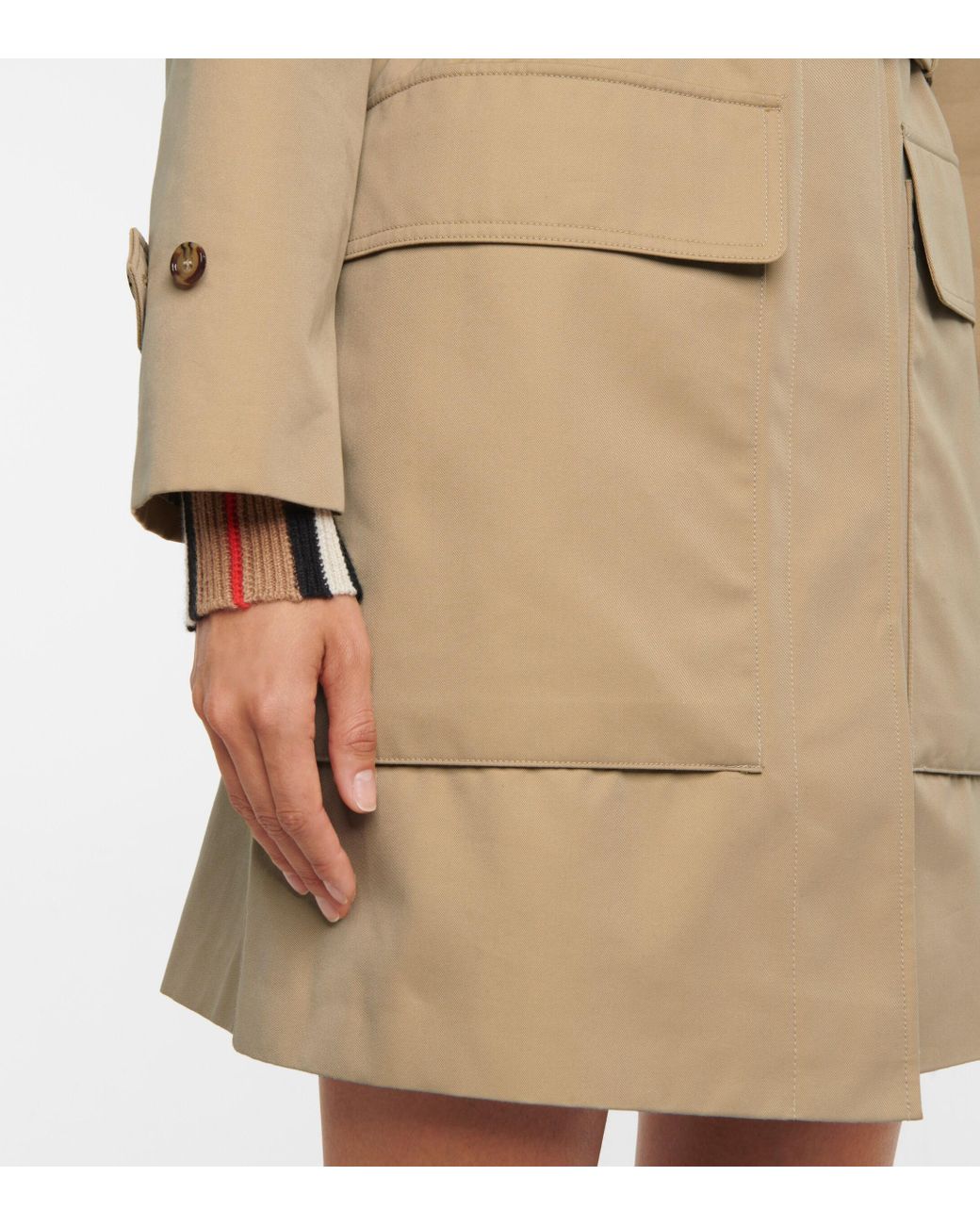 twill raincoat