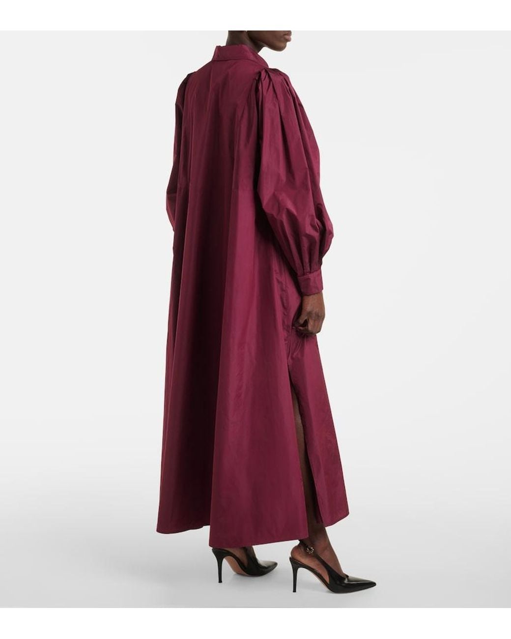Max Mara Purple Pucci Pleated Taffetta Maxi Dress