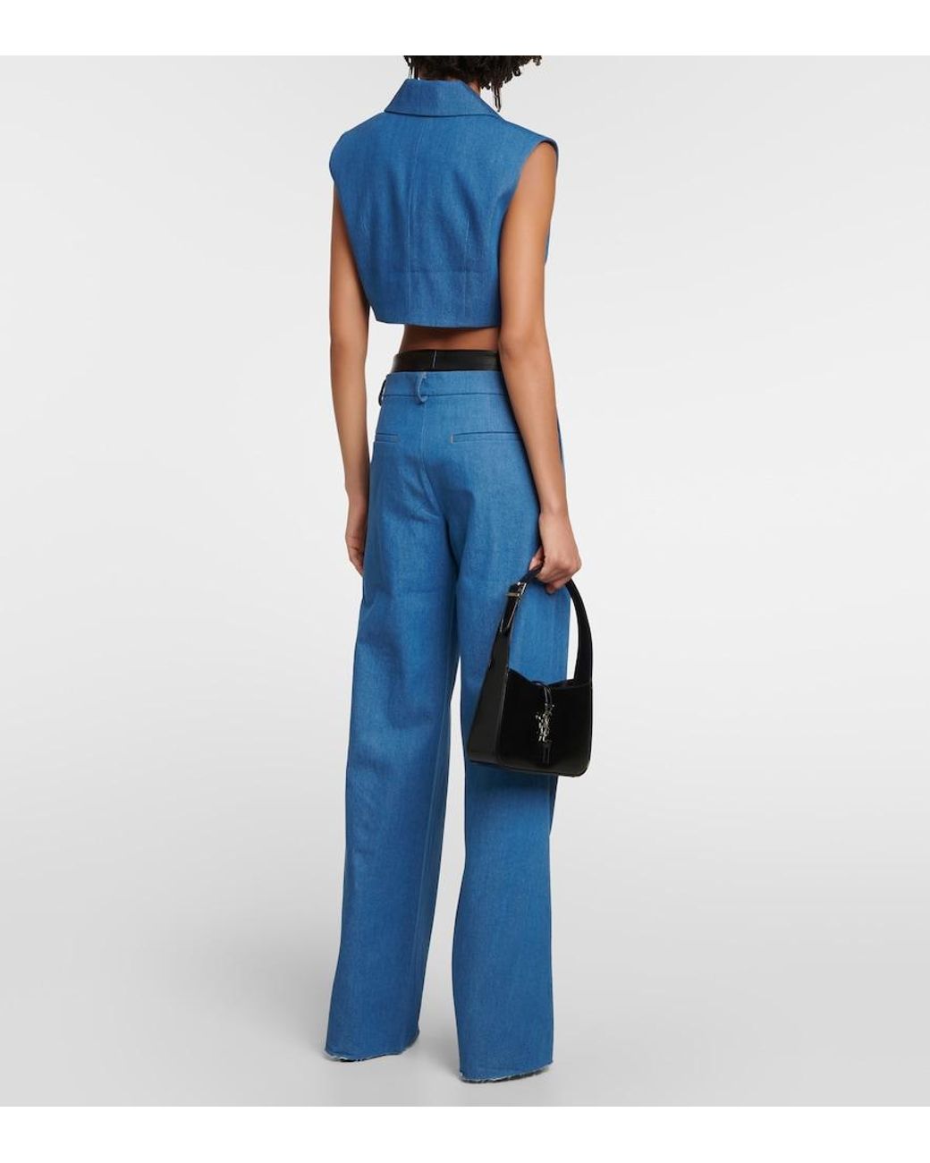 AYA MUSE Blue Ule Low-rise Denim Pants