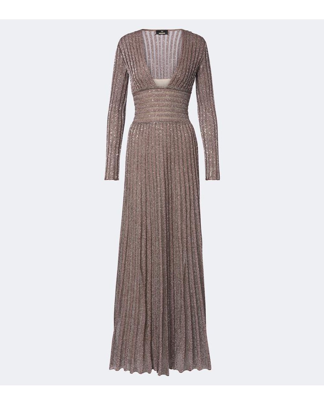 Missoni Brown Sequined Gown