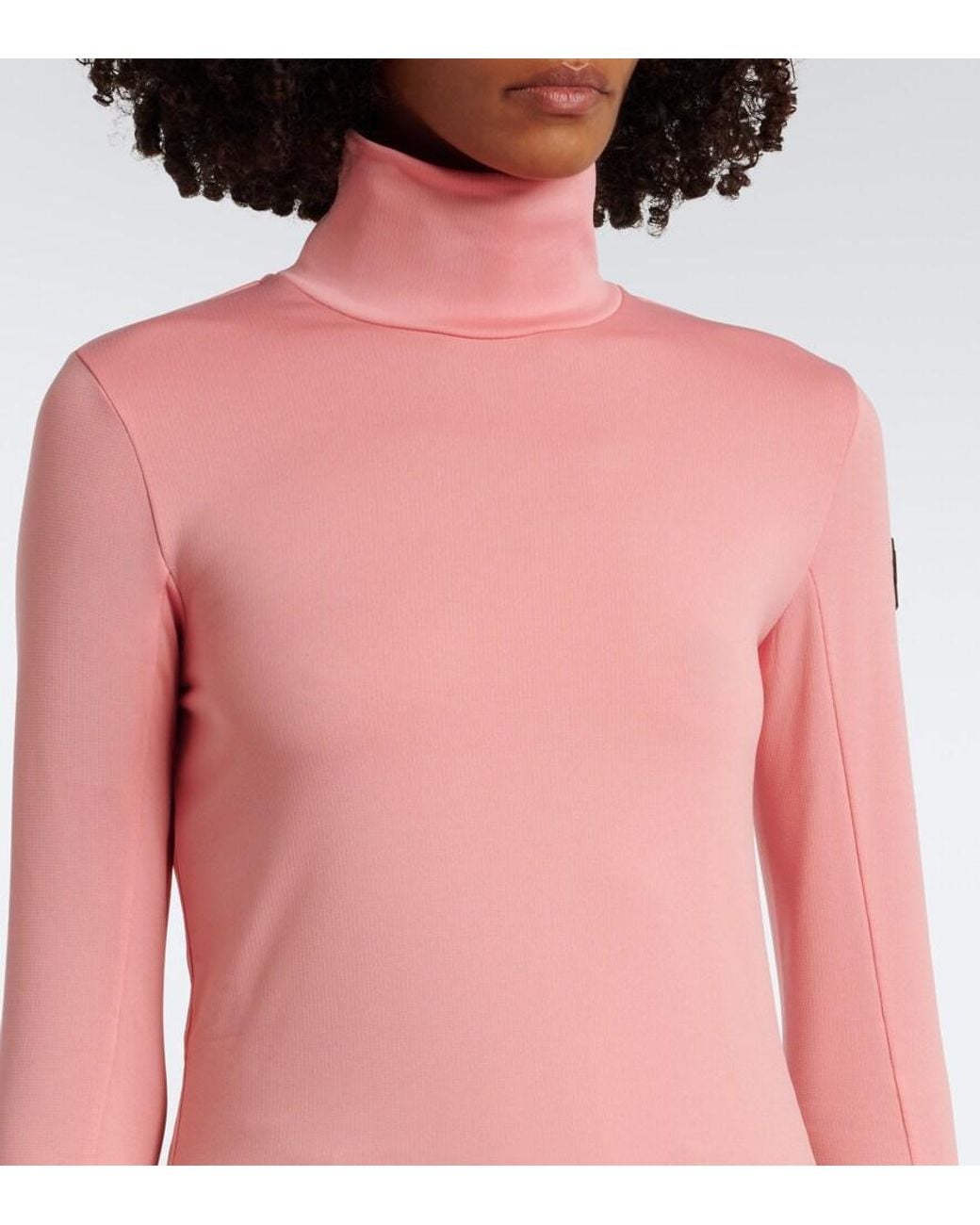 Moncler Pink Logo Ski Top