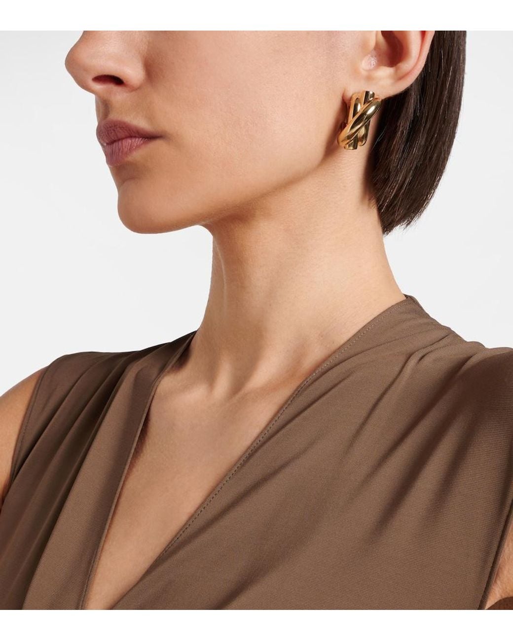 Ferragamo Metallic Plated Earrings