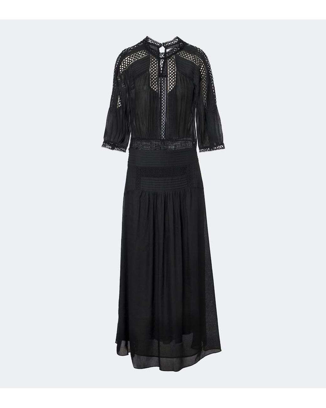 Isabel Marant Black Pamena Maxi Dress