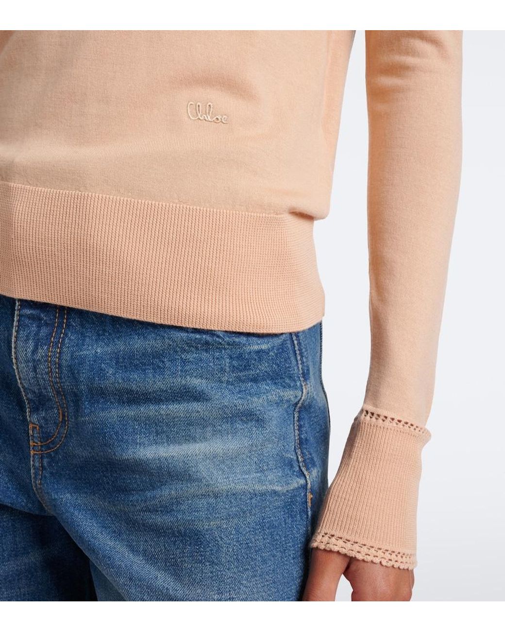 Chloé Natural Wool Sweater