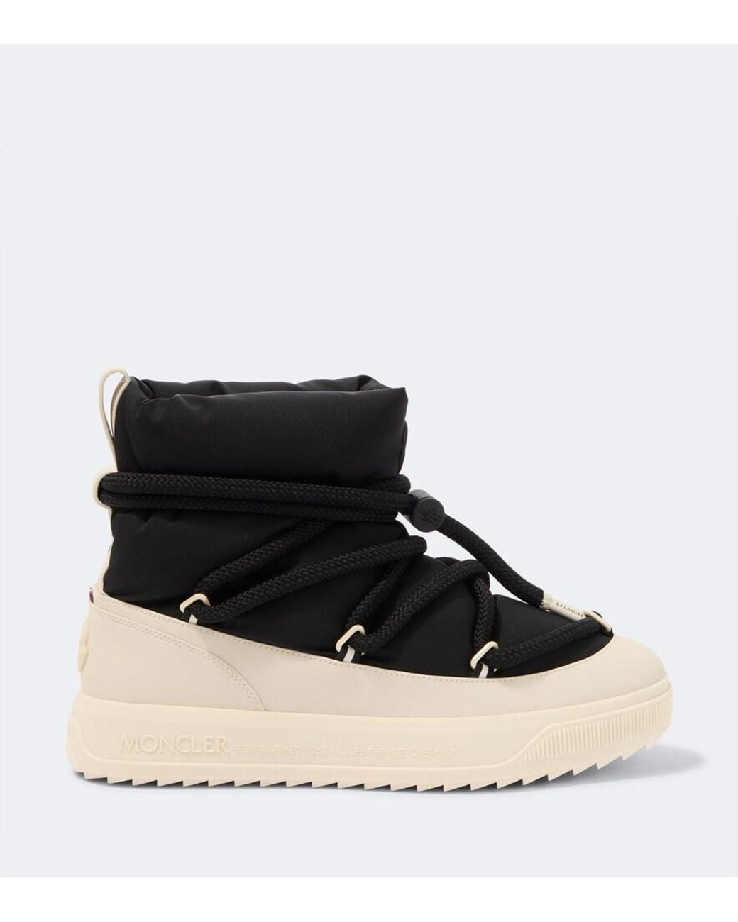 Moncler Black Altive Mid Snow Boots for men