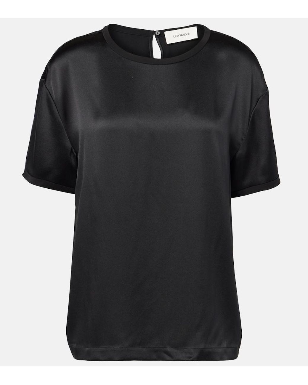 Lisa Yang Black Silk Top