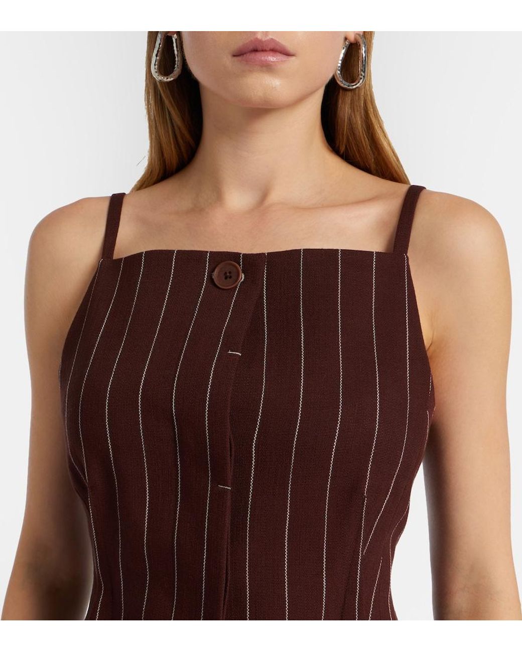 Top Edie A Rayas Jonathan Simkhai de color Brown