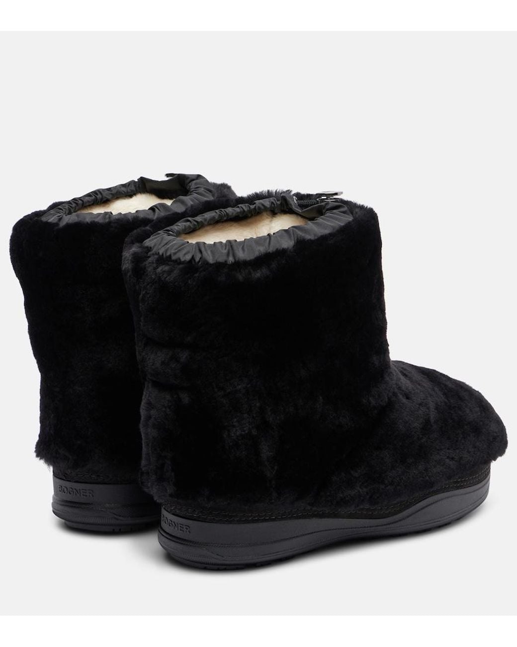 Bogner Black La Plagne Shearling Snow Boots