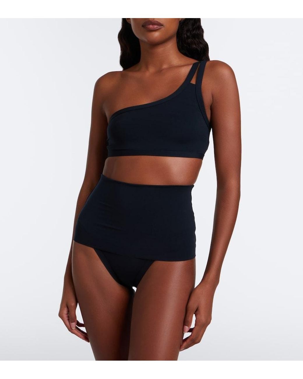Eres Black Debbie High-Rise Bikini Bottoms
