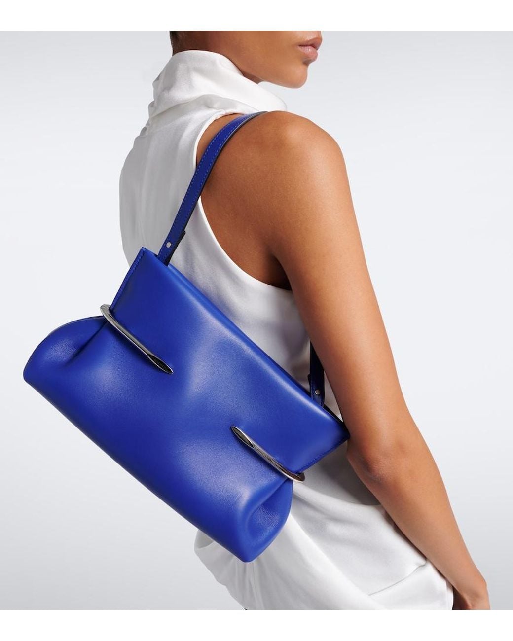 Givenchy Purple Pinch Leather Clutch