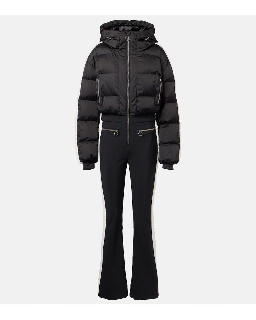 Fusalp Black Jenko Quilted Ski Suit