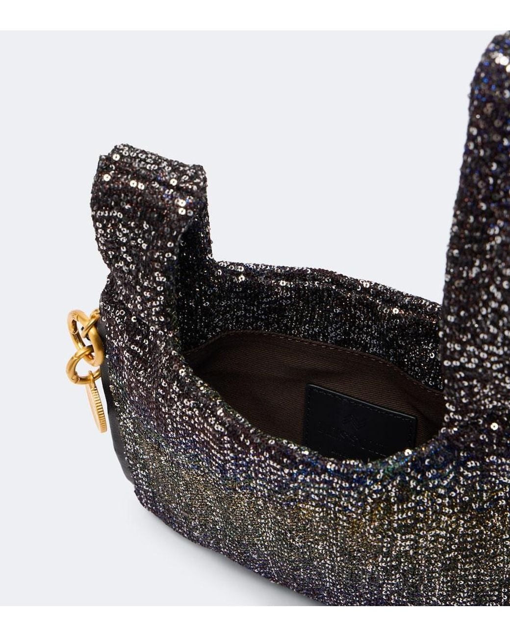 Missoni Black Sequined Top-Handle Bag