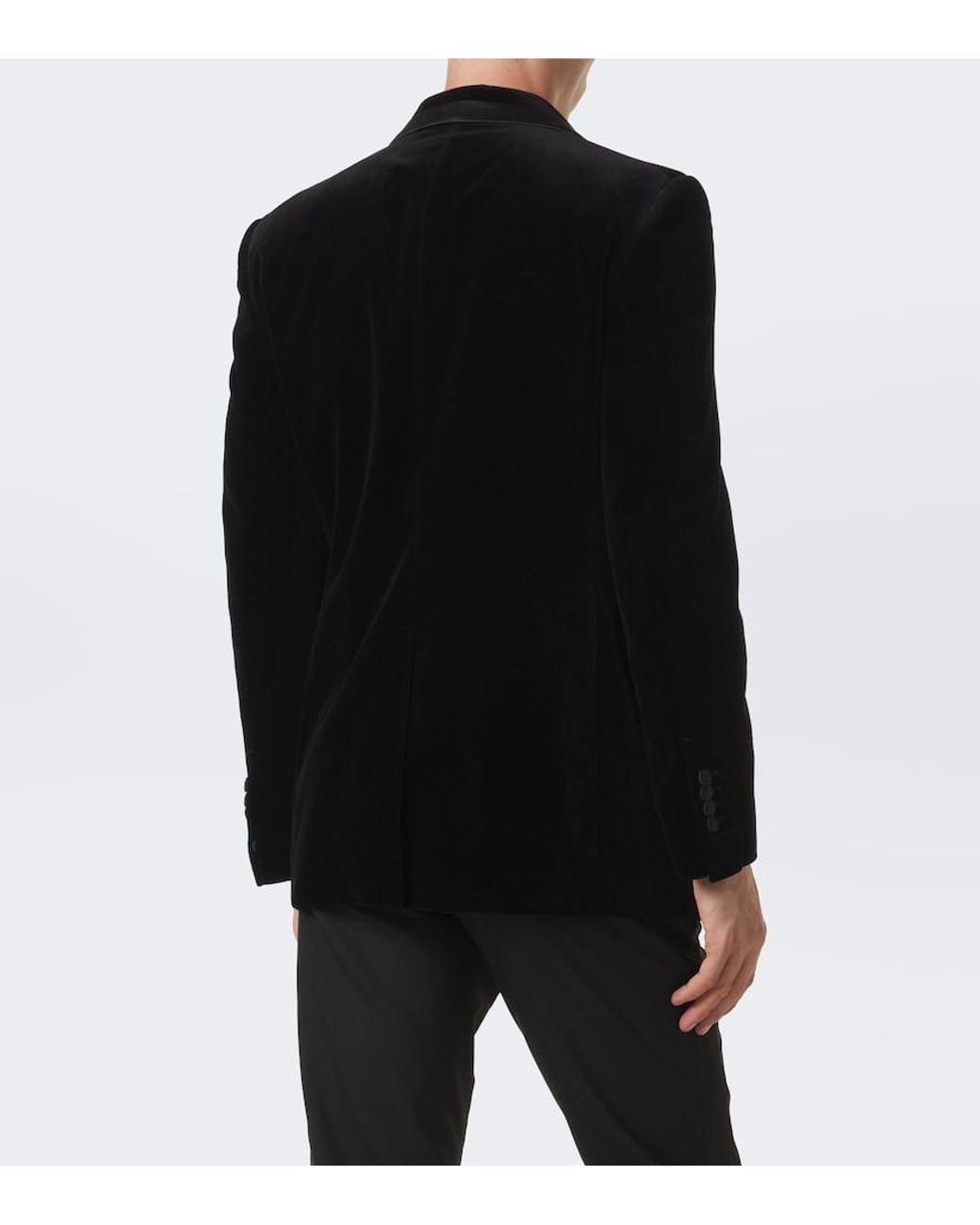 Tom Ford Black Atticus Velvet Suit Jacket for men