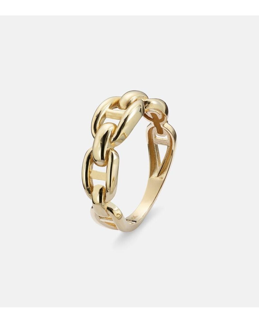 STONE AND STRAND Metallic Puffed Maritime 14Kt Ring