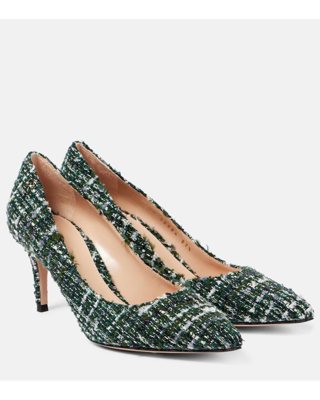 Gianvito Rossi Green 70 Boucle Pumps
